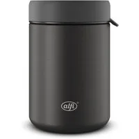Alfi Thermobehälter ISO FOOD MUG, Thermobehälter für Essen, spülmaschinenfest, Edelstahl, Kunststoff, Silikon, (1-tlg), 0,35l, 5h heiß & 10h kalt, dicht & auslaufsicher, mit Göffel