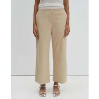 someday Lederhose Curilo velours Weite Passform, elastischer Bund und schräge Eingrifftaschen