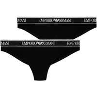 Emporio Armani Brasilslip 2er Pack Brazilian Slip (2-St) mit elastischem Logobund