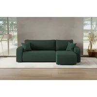 Kaiser Möbel Ecksofa mit schlaffunktion und bettkasten, MILANO L stoff Poso und Quelle, Bettkasten, Schlaffunktion, praktisch, funktionell