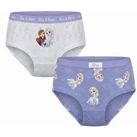 Disney Slip Disney Die Eiskönigin 2er Pack Slips Kinder Mädchen Unterwäsche (Spar-Set, 2-St)