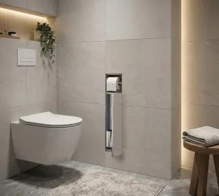 emco WC-Modul asis plus Unterputz, Papierfach offen,658 mm, Tür rechts,975611017 975611017