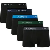 Lacoste Trunk Herren Unterhosen 5er Pack Stretch Baumwolle