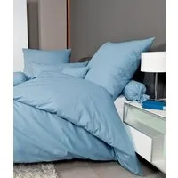 Janine Bettwäsche PIANO 0125 31, Seersucker 100% Baumwolle, uni, bügelfrei, Soft-Seersucker, 2 teilig, Markenreißverschluss, feinfädige Qualität, gekämmte Mako-Garne