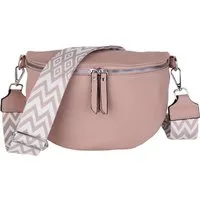 MIRROSI Bauchtasche Damen Taschen, Umhängetasche, Brusttasche, 26x18x9cm Veganes Leder (Schultertasche für jeden Anlass), Crossbody Bag, Bohemian gemusterten& verstellbaren Schulterriemen