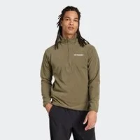 adidas TERREX Fleecepullover MT ESS HZ FL mit Reißverschluss, aus Polyester, sportlicher Stil