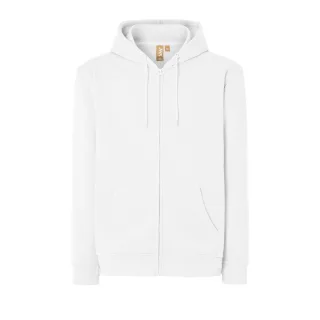 JHK - "Fuji" Hoodie mit durchgehendem Reißverschluss für Herren/Damen Unisex (Weiß)