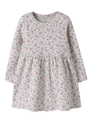 NAME IT - NMFNICOLE LS DRESS PB Peyote Melange - Gr. - 110