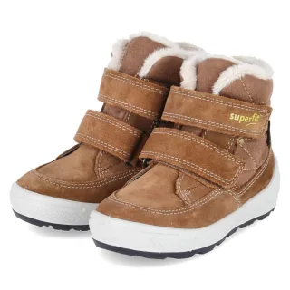Superfit Winterstiefeletten GROOVY - Gr. 23 - Braun - Leder & Textil