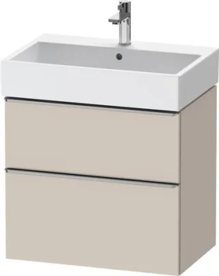 Duravit D-Neo Waschtischunterbau wandhängend Taupe Matt 684x442x625 mm - DE4372070910000 DE4372070910000