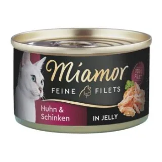 Miamor Feine Filets in Jelly Huhn und Schinken 48x100 g