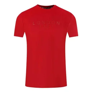 Aquascutum - "London 1851" T-Shirt für Herren, verklebt (Rot)