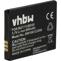 vhbw Akku Ersatz für AVM EAC62339101, BAK130506, NL523446LG, 312BAT006, Akku Akku Li-Ion 600 mAh (3,7 V, 1 St), Leistungsfähiger Austausch-Akku für Telefon, Festnetz oder schnurloses