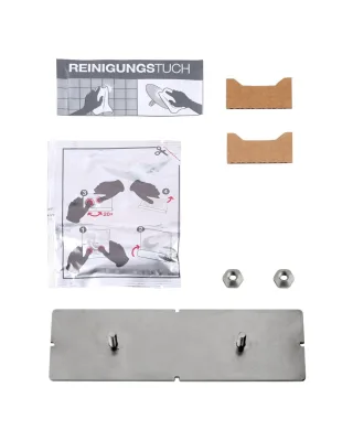 KEUCO Klebe-Set 4 für Edition 11 Duschkörbe und Elegance Feuchtpapierbox, 04994000400 04994000100