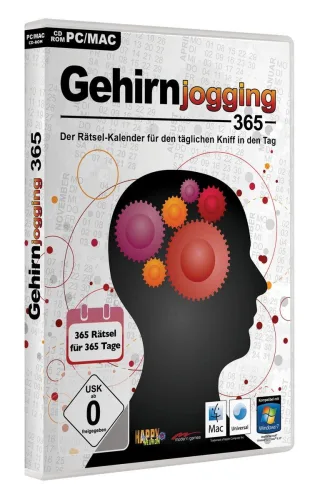 Gehirnjogging 365 - Der digitale Rätsel-Kalender
