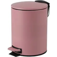 Urban Living Kosmetikeimer 3 Liter Tretmülleimer Abfalleimer Mülleimer Tretpedal Absenkautomatik, Hygienische Pedalbedienung, herausnehmbarer Eimer mit Henkel