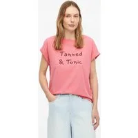 s.Oliver Kurzarmshirt T-Shirt Baumwoll-T-Shirt mit Frontprint