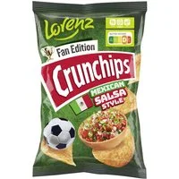 LORENZ Knabberei, Lorenz Crunchips Fan Edition Mexican Salsa Style Packung 130g
