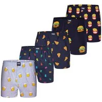 HAPPY SHORTS Boxer Motiv Mix (5-St) Boxershorts, Unterhose, Boxerbriefs
