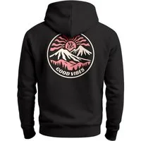 Neverless Hoodie Herren Hoodie Backprint Good Vibes Outdoor Statement Kapuzen-Pullover