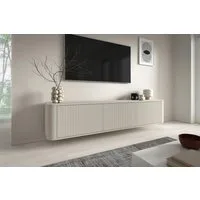 Compleo TV-Schrank modern und Japandi Design, Lowboard 200 cm breit MADE IN EU, TOPSELLER