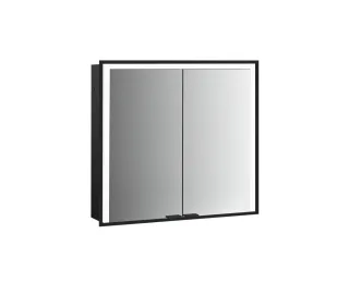 emco LED-Lichtspiegelschrank Prime 3 Unterputz, 1000 mm, 2-türig, schwarz, 949714404 949714404