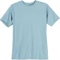 redfield Rundhalsshirt T-Shirt Herren hellblau Redfield Übergröße