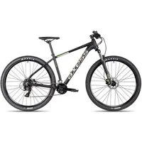 Axess Mountainbike BRASH, 16 Gang Shimano RD-TX800- 8 Schaltwerk, Kettenschaltung, MTB-Hardtail Herrenfahrrad 29 Zoll schwarz/grau