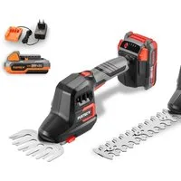 FUXTEC Akku-Heckenschere FX-E1HHS20SET, 2Ah-Akku, 20cm Schnittlänge, 20V, 80 Min Laufzeit