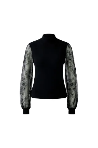 Oui - Pullover black - Gr. - 42