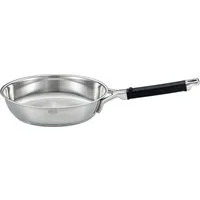 RÖSLE Bratpfanne SILENCE PRO, Edelstahl 18/10 (1-tlg), natürliche Quarzversiegelung ohne PTFE/PFAS, Induktion