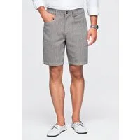 OMBRE Chinoshorts Herren Chino Shorts mit elastischem Bund Coffee melange XL (kein Set, 1-tlg) mit elastischem Bund