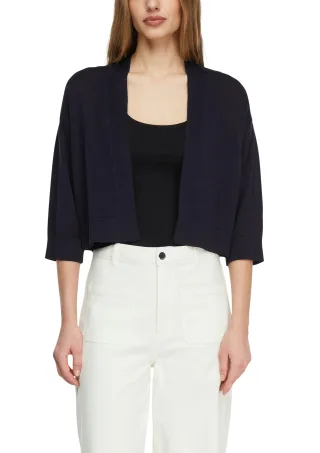 comma - Strickjacke blau - Gr. - S