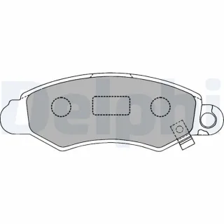 Delphi Bremsbel?ge vorne Subaru Justy Suzuki Swift