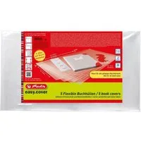 Herlitz Schulheft 5 Herlitz Buchumschläge / Buchschutzhüllen / Buchhüllen / flexible Grö