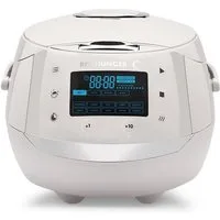 Reishunger Reiskocher - Digitaler Reiskocher & Dampfgarer, 860 W, Timer- und Warmhaltefunktion, 7-Kochphasen-Technologie, LED-Display
