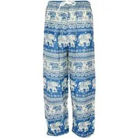 Guru-Shop Relaxhose Leichte Yoga Hose, Tai Chi Hose, Sommerhose mit.. Ethno Style, alternative Bekleidung