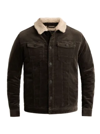 PME Legend - Gefütterte Cordjacke braun - Gr. - M