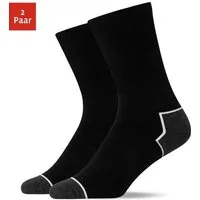 SNOCKS Arbeitssocken (2-Paar) aus Bio-Baumwolle mit Vollfrotteesohle, perfekt für stabile Stiefel