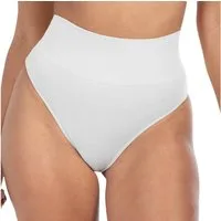 Smilodox String Nysa, Mid Waist Miederslip Shaping Tanga, Formende Shapewear Figurformende Miederhose, Seamless Unterwäsche Unterhose