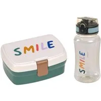 LÄSSIG Lunchbox Little Gang Lunchset Brotdose & Trinkflasche, Material-Mix, (2-tlg)