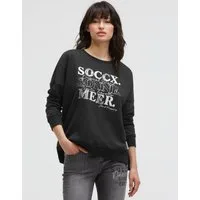 SOCCX Sweater mit Pailletten