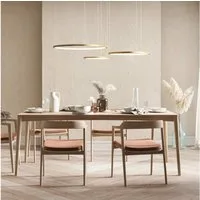 Neona LED Deckenleuchte CAECILIA Gold, Dimmbar per Fernbedienung, mit Memory-Funktion, LED fest integriert, Warm- und Kaltweiß