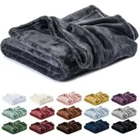 Wohndecke Kuscheldecke, Fleecedecke, Wolldecke flauschig und weich, Lavea, Sofadecke, Atmungsaktiv & Hautfreundlich, Decke