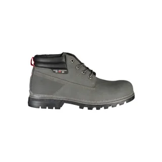 6520 Graue Midtop-Stiefel