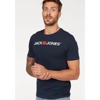 Jack & Jones T-Shirt JJECORP mit Print, vielseitig kombinierbar für den Alltag Logodruck, modisch, regular fit, Baumwolle, Rundhals