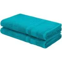 OTTO home Saunatuch Vanessa, 2 Saunatücher, 80x200cm, in Standard- und Premium-Qualität, Walkfrottee (Set, 2-St), Handtücher mit Bordüre, 100% Baumwolle, einfarbig, weich