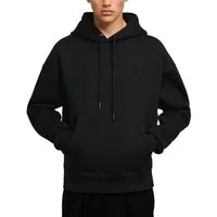 AMI PARIS - ALEXANDRE MATTIUSSI Hoodie Ami de Coeur Embossed Kapuzenpullover Unisex Oversized Fit Hochwertiger, schwerer Baumwollmix mit gebürsteter Außenseite