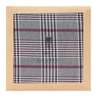 prince bowtie - Einstecktuch Karo m-rot - Gr. - OS