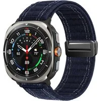 Tec-Expert Smartwatch-Armband für Samsung Galaxy Watch Ultra 47 mm Armband Ersatz Wechsel Band, Nylon Textil mit Magnetverschluss, stufenlos Verstellbar atmungsaktiv